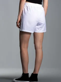 Shorts aus 100% Baumwolle Weiss