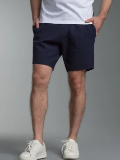 Shorts in Waffel-Optik Navy
