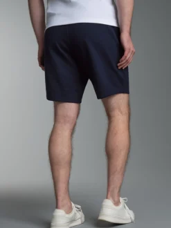 Shorts in Waffel-Optik Navy
