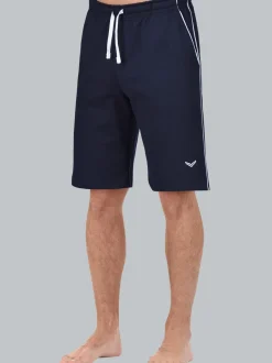 Shorts mit Paspel Navy