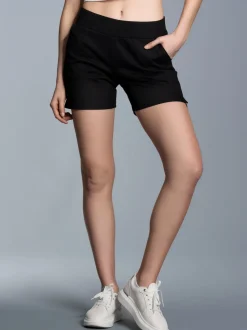 Shorts mit praktischen Taschen Schwarz