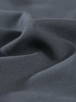 Slim Fit Poloshirt aus DELUXE-Piqué Anthrazit
