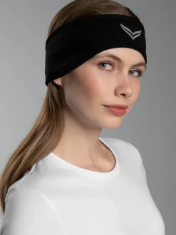 Softshell-Stirnband Schwarz