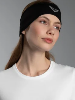 Softshell-Stirnband Schwarz