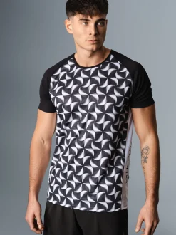 Sport T-Shirt aus atmungsaktivem COOLMAX®-MaterialSchwarz