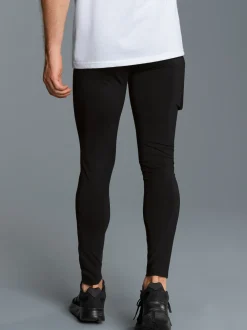 Sportleggings mit praktischer Tasche Schwarz