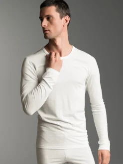 Sportshirt aus Merinowolle Natur