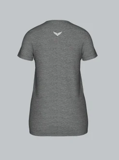 Sportshirt in Melange-Optik Schwarz/bunt