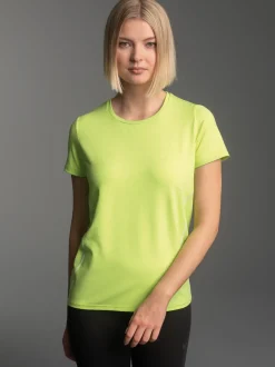 Sportshirt in Melange-Optik Lemon