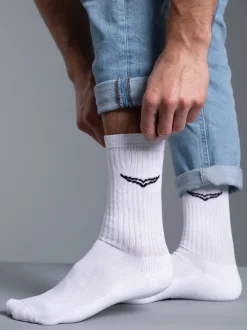 Sportsocken im Doppelpack Weiss