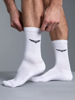 Sportsocken im Doppelpack Weiss