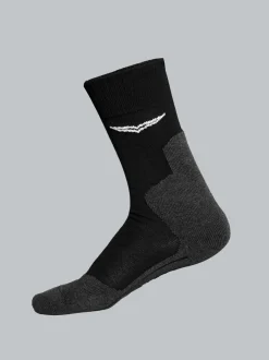 Sportsocken mit Silberanteil Schwarz