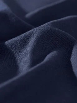 Sweathose mit Paspel Navy