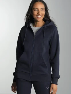 Sweatjacke mit Kapuze Navy