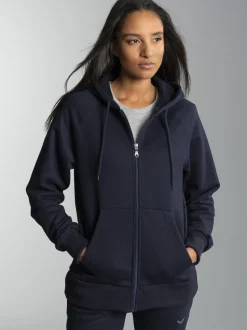 Sweatjacke mit Kapuze Navy