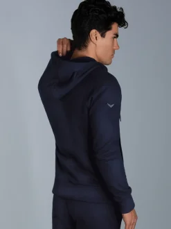 Sweatjacke mit Kapuze Navy