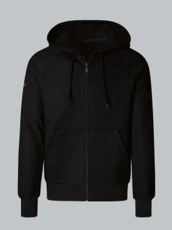 Sweatjacke mit Kapuze Schwarz