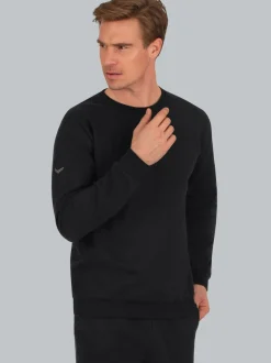 Sweatshirt aus Biobaumwolle Schwarz