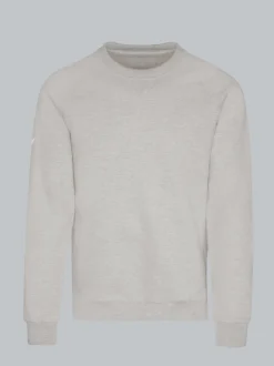 Sweatshirt mit angerauter Innenseite Grau-melange