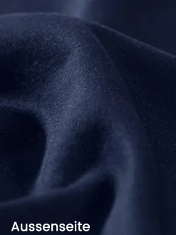 Sweatshirt mit angerauter Innenseite Navy