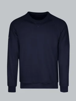 Sweatshirt mit angerauter Innenseite Navy