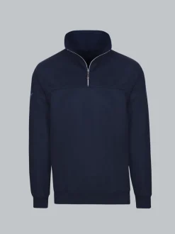 Sweatshirt mit Reißverschluss Navy