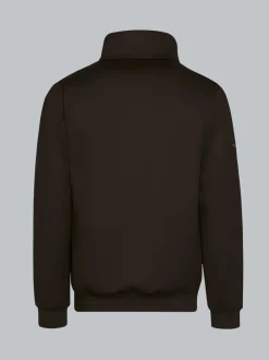 Sweatshirt mit Reißverschluss Schwarz