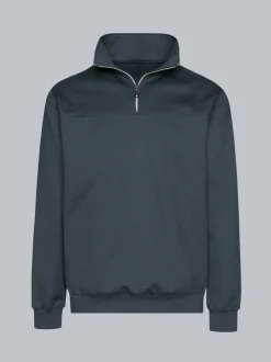 Sweatshirt mit Reißverschluss Anthrazit