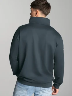 Sweatshirt mit Reißverschluss Anthrazit