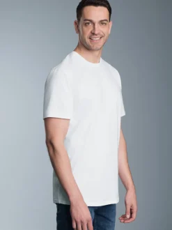 T Shirt aus Biobaumwolle Weiss