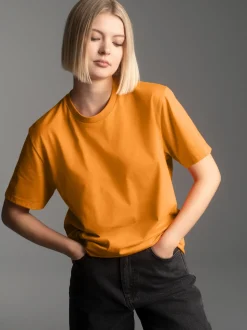 T Shirt aus Biobaumwolle Curry-C2C