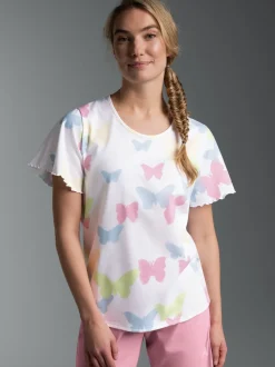 T Shirt mit Allover-Druck 