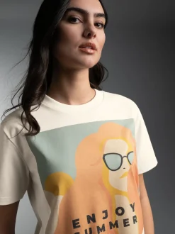 T Shirt mit Druck 
