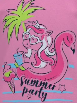 T Shirt mit Printmotiv "Summer Party" Candy