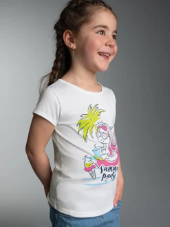 T Shirt mit Printmotiv 