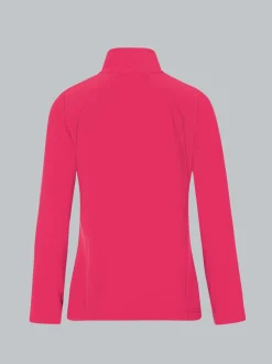 Taillierte Fleecejacke Koralle
