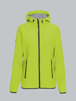 Taillierte Softshell–Kapuzenjacke Lemon