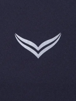 Taillierte Softshell–Kapuzenjacke Navy