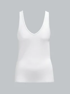 Tanktop aus Modal Weiss