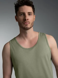 Trägershirt aus 100% Baumwolle Salbei