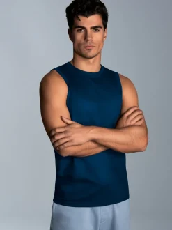Trägershirt aus Single-Jersey Night-blue