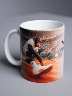 trigema Tasse Athlet Charly Weiss