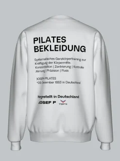trigema x JOSEF P Sweatshirt Weiss