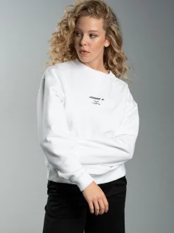 trigema x JOSEF P Sweatshirt Weiss