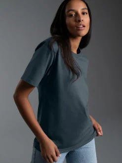 T-Shirt aus 100% Baumwolle Anthrazit