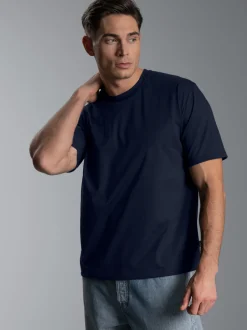 T-Shirt aus 100% Baumwolle Navy