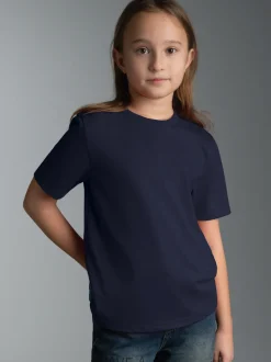 T-Shirt aus 100% Baumwolle Navy