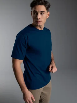 T-Shirt aus 100% Baumwolle Night-blue