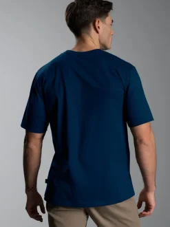 T-Shirt aus 100% Baumwolle Night-blue