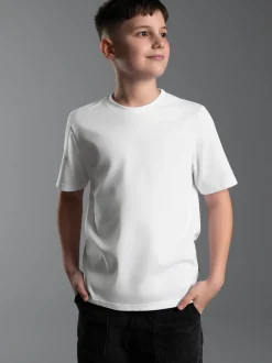 T-Shirt aus 100% Baumwolle Weiss